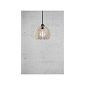 Nordlux Luminaire à suspension CHINO 25 E27 IP20, marron, noir  