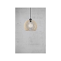 Nordlux Luminaire à suspension CHINO 30 E27 IP20, marron, noir  