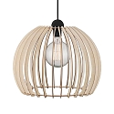 Luminaire à suspension CHINO 40 E27 IP20, marron, noir  