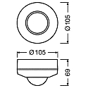 Ledvance sensor DALI-2 SENSOR PD HB CM FS1 M digital DALI dimming output