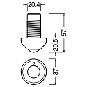 Ledvance Capteur DALI-2 SENSOR LS/PD HB LI UNV1 M Sortie de gradation numérique DALI