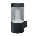 Luminaire mural d'ext�rieur ENDURA� STYLE LANTERN MODERN cylindrique, commutable IP44, gris fonc� 