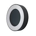 Luminaire mural d'extérieur ENDURA® STYLE RING rond, commutable, forme de l'anneau IP44, gris foncé 