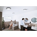 Ledvance wall and ceiling luminaire SMART+ WIFI ORBIS DISC 400MM TW tunable white, controllable via WLAN / WIFI IP44, dimmable