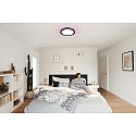 ceiling luminaire SMART+ ORBIS CEILING CIRCLE 460MM RGB + TW tunable white, RGB, controllable via WLAN / WIFI IP20, dimmable
