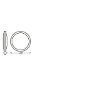 ceiling luminaire SMART+ ORBIS CEILING CIRCLE 460MM RGB + TW tunable white, RGB, controllable via WLAN / WIFI IP20, dimmable
