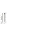 wall luminaire SMART+ WIFI ORBIS WALL BATH 400MM TW tunable white, controllable via WLAN / WIFI IP44, dimmable