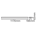 Ledvance Luminaire de surface LN SF IP44 1200 P 32W 840 WT IP44, blanche