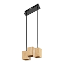 SMART+ WIFI DECOR WOOD PENDANT TW 3 flammes, Tunable White, contr�lable via WLAN / WIFI, gradable
