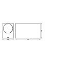 Ledvance ENDURA CLASSIC SQUARE UPDOWN BKGU10