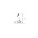 Ledvance LED lamp HID LED HIGHBAY UNIVERSAL 25000 LM 160 W/4000 K E40 E40 160W 25000lm 4000K 100° CRI 80