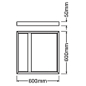 Ledvance PL 600 SURFACE MOUNT KIT H50 LEDV