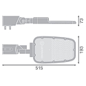 Ledvance SL AREA SPD MDV 65W727 RV20STGYFS1 LEDV