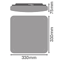 Ledvance SF SQUARE 330 V 24W 3CCT IP44 LEDV CCT Switch