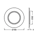 Ledvance ring SP RING D100 WT LEDV