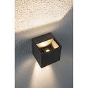Paulmann Luminaire mural d’extérieur LED CYBO petit, angulaire, réglable IP65, gris 