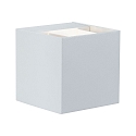 Luminaire mural d’extérieur LED CYBO petit, angulaire, réglable IP65, blanche 