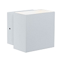 Luminaire mural d'extérieur LED CYBO grand, angulaire, rotatif IP65, blanche 