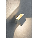 Paulmann Luminaire mural d'extérieur LED CYBO grand, angulaire, rotatif IP65, blanche 