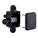 Paulmann Paulmann Junction box for underground cable 3-fold black IP68 immersion water protected