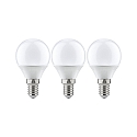 Paulmann LED Lampe gouttes lot de 3 E14 5,5W 470lm 2700K CRI >80