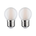 Paulmann Ampoule � filament forme de gouttes P45 lot de 2 E27 5W 470lm 2700K CRI >80 