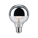 Lampe de miroir frontal globe DECO GLOBE G95 LED SILVER DIM G95 clair E27 6,5W 600lm 2700K CRI >80 gradable