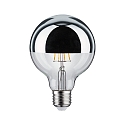 Paulmann Lampe de miroir frontal globe DECO GLOBE G95 LED SILVER DIM G95 clair E27 6,5W 600lm 2700K CRI >80 gradable