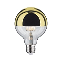 Lampe de miroir frontal globe DECO GLOBE G95 LED GOLD ON-OFF G95 clair E27 6,5W 600lm 2700K CRI >80 gradable