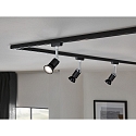 Paulmann LED Reflector lamp, 230V, GU10,  7W 2700K 460lm 900cd 36�, dimmable, black matt