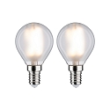 Ampoule � filament forme de gouttes P45 lot de 2 E14 4,5W 470lm 2700K CRI >80 