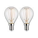 Ampoule � filament forme de gouttes FILAMENT P45 lot de 2, commutable E14 2,7W 250lm 2700K CRI >80 