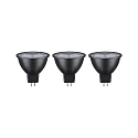 Lampe � r�flecteur LED lot de 3 GU5,3 6W 450lm 2700K 38� CRI >80 