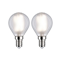 Ampoule à filament forme de gouttes lot de 2 E14 4,8W 470lm 4000K 360° CRI >80 