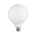 Paulmann Globe de filament d'ampoule GLOBE G125 WHITE LAMPION V3 rainur� G125 terne E27 4,3W 400lm 3000K CRI >80 gradable