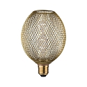 Paulmann Lampe � filament LED METALLIC GLOW GLOBE HELIX commutable E27 3,5W 130lm 1800K CRI >80 
