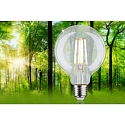 Paulmann Globe de filament d'ampoule ECO-LINE G95 commutable G95 clair E27 4W 840lm 3000K 360� CRI >80  d�gager