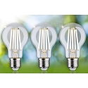 Paulmann Ampoule � filament forme standard ECO-LINE AGL lot de 3, commutable A60 clair E27 3x 4W 840lm 3000K 360� CRI >80  d�gager