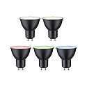 Paulmann Ampoule LED Smart WIFI RGBW contr�lable par ZigBee GU10 4,8W 350lm 2200-6500K 38� CRI 80-89 gradable
