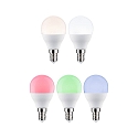 Paulmann Ampoule LED Smart WIFI RGBW contr�lable par ZigBee E14 5W 470lm 2200-6500K CRI 80-89 gradable