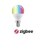 Paulmann Ampoule LED Smart WIFI RGBW contr�lable par ZigBee E14 5W 470lm 2200-6500K CRI 80-89 gradable