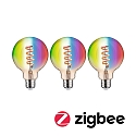 Paulmann Ampoule LED Smart WIFI RGBW contr�lable par ZigBee E27 6,3W 470lm 2200-6500K CRI 80-89 gradable