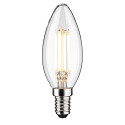 Ampoule � filament forme bougie ECO-LINE CANDLE commutable P45 clair E14 4W 840lm 3000K 360� CRI >80  d�gager