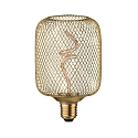 Paulmann Lampe � filament LED METALLIC GLOW CYLINDER 3-STEP DIM E27 4W 180lm 1800K CRI >80 gradable