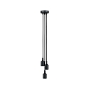 Paulmann Luminaire � suspension NEORDIC KETIL 3 flammes E27 IP20, noir  gradable