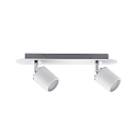 Paulmann Spot Tube 2 flames white/chrome, excl. Lamp, max. 10W GU10