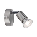 Paulmann Spot CAROLINA � 1 flamme GU10 IP20, nickel mat gradable
