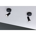 Paulmann Spot CAROLINA � 1 flamme GU10 IP44, anthrazit, chrome gradable
