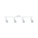 Paulmann Spot CAROLINA 4 flammes GU10, blanc mat gradable