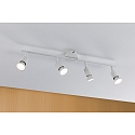 Paulmann Spot CAROLINA 4 flammes GU10, blanc mat gradable